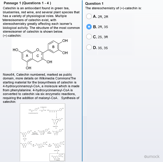 MCAT Sample question and explanation